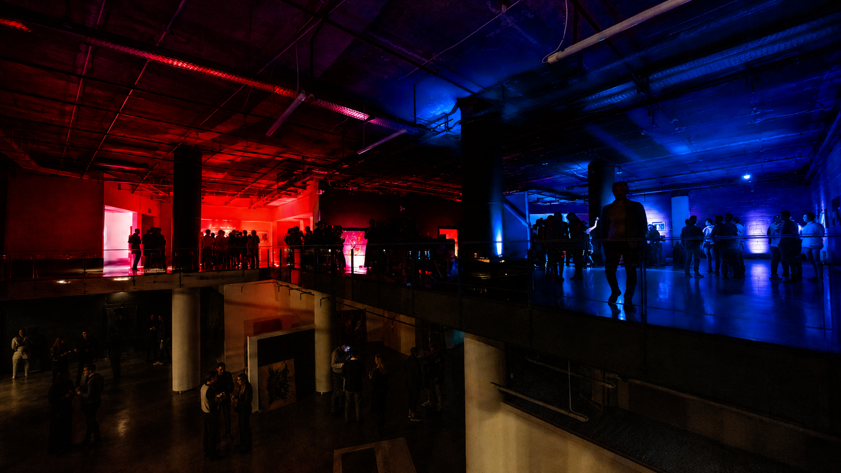 Wide interior view of the venue with open levels and sight lines