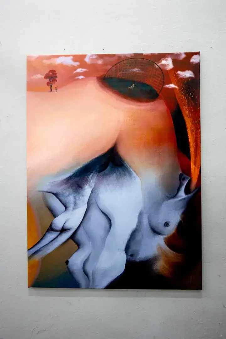 Detail of a curated work