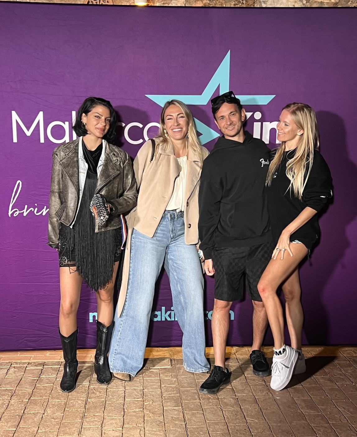 Guests arriving at the photo call